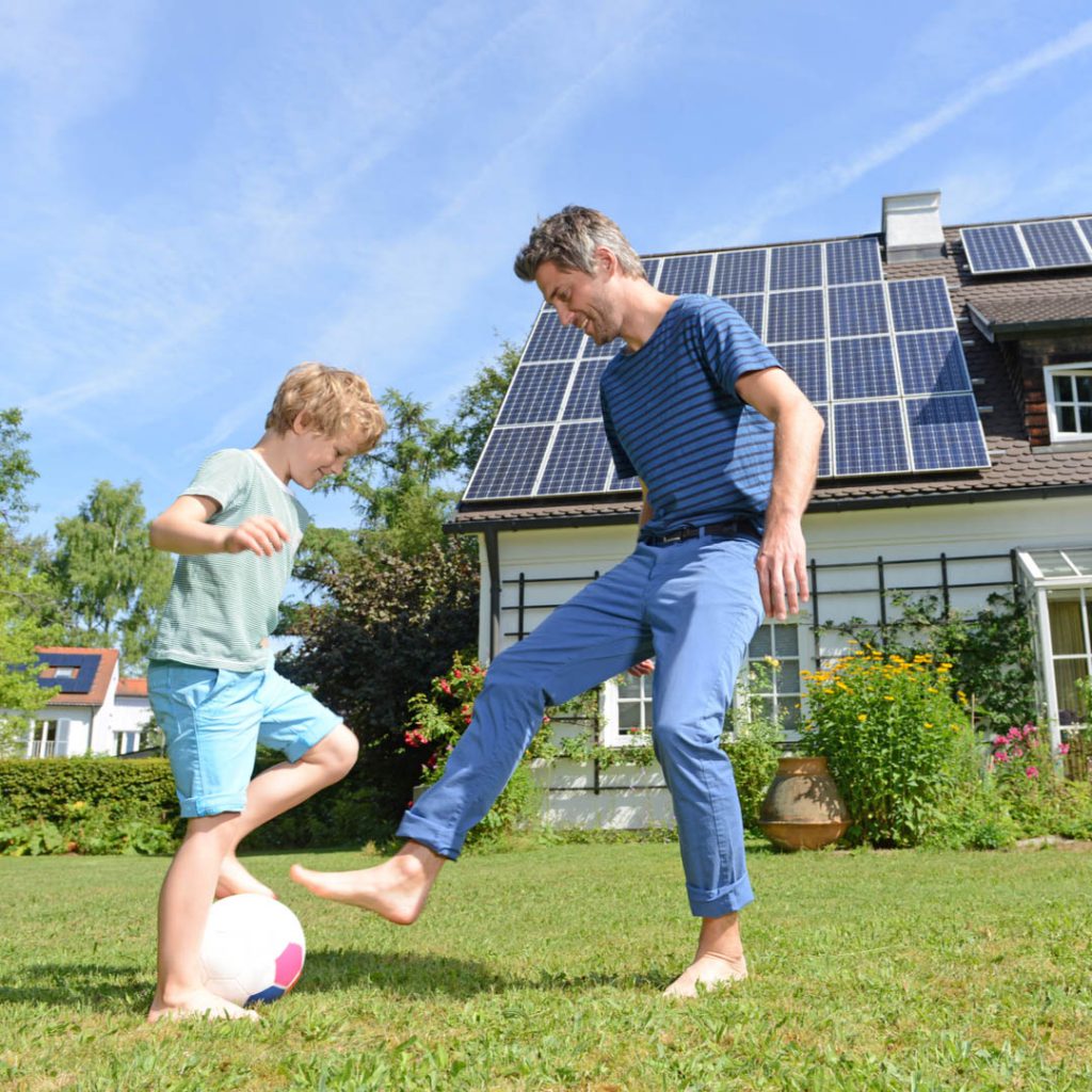 Solar panels eliminate monthly energy bills