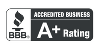A+ BBB rating logo for Raze Solar