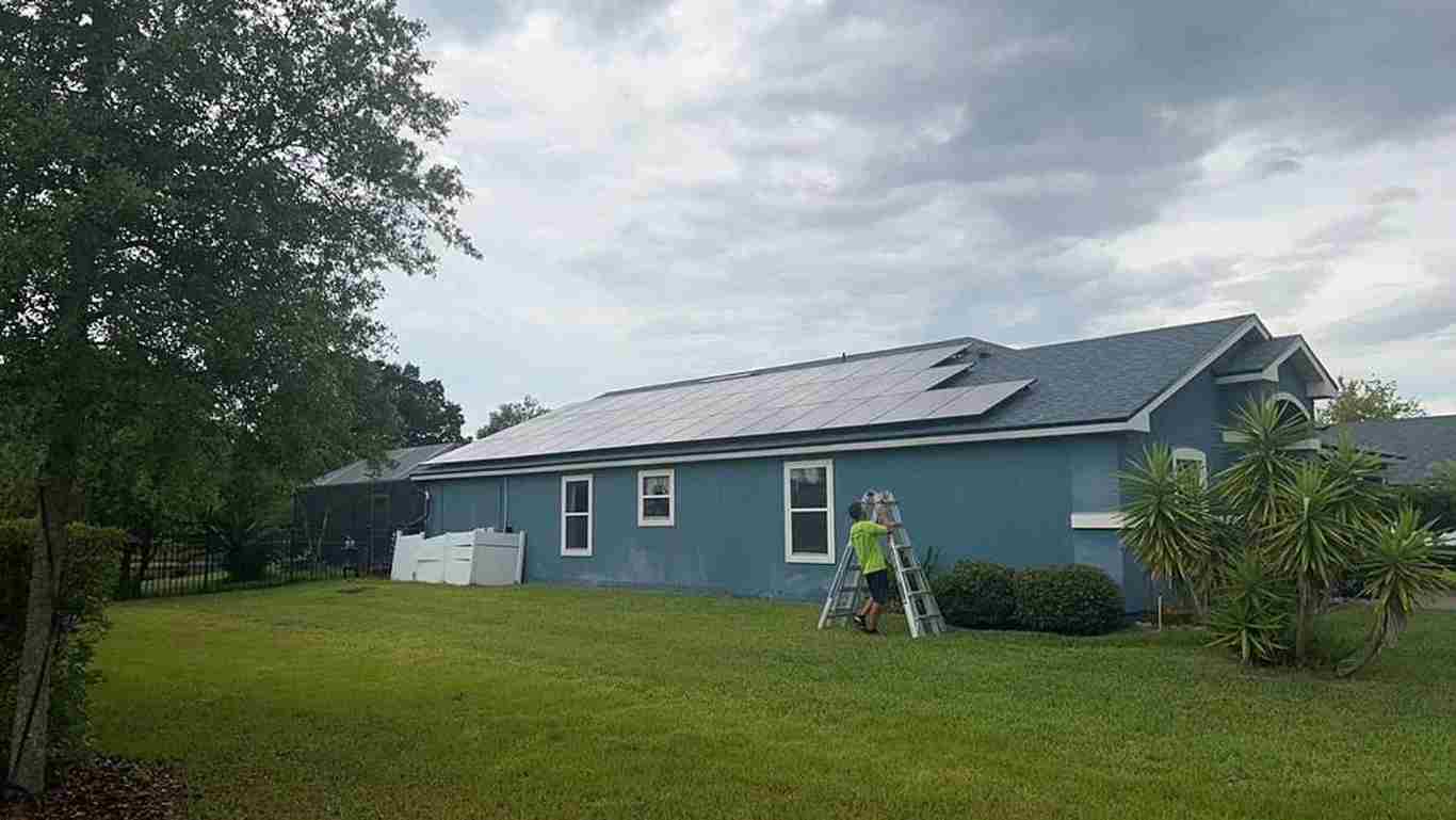 home solar installation not part of no-cost solar programs in St. Augustine, Florida