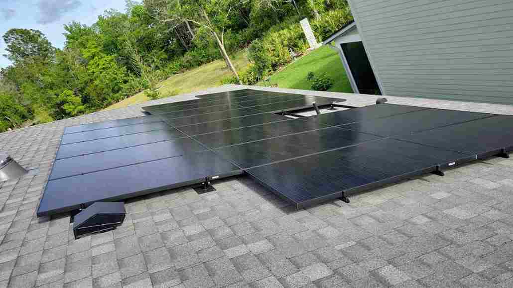 rooftop solar panels on home after homeowner used guide comparing solar panel quotes in Florida