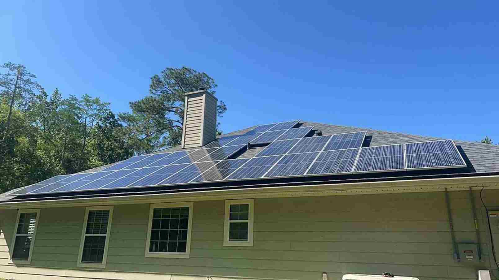 Tier 1 Solar Panels on residential home in Florida